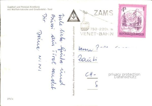 Zams Gasthof und Pension Kronburg mit Wallfa – Bild 2