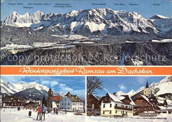 Ramsau Dachstein Steiermark Panorama der Dachstein Südwände