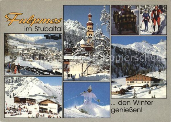 Fulpmes Tirol Winteransichten