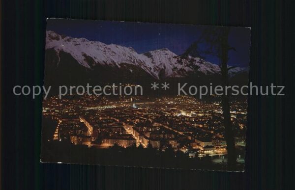 Innsbruck Nordkette bei Nacht