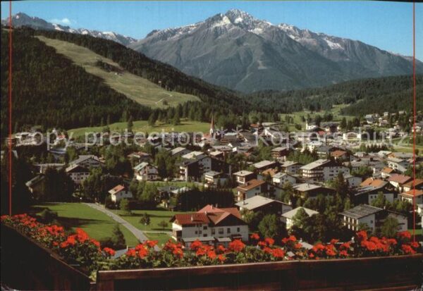 Seefeld Tirol Blick gegen Hocheder