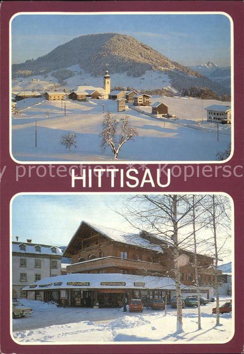 Hittisau Vorarlberg Teilansicht mit Kirche