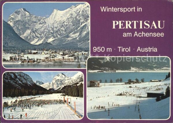 Pertisau Achensee Langlaufparadies Niederislift Übungswie