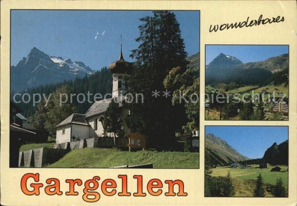 Gargellen Vorarlberg Teilansicht