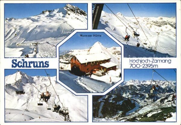 Schruns Vorarlberg Skigebiet Hochjoch Zamang