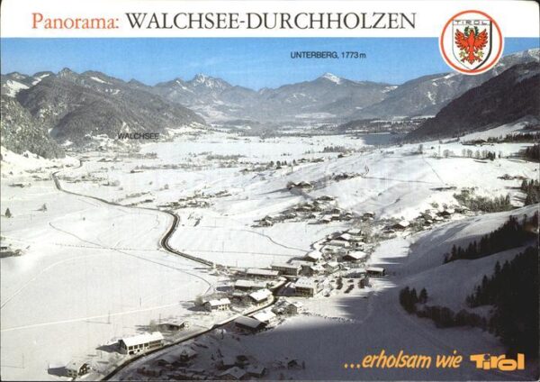 Walchsee Tirol Durchholzen mit Unterberg