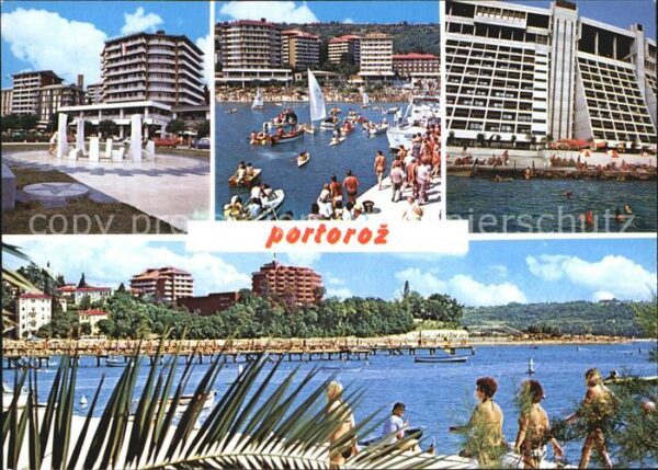 Portoroz Hotelansichten Hafen Teilansicht