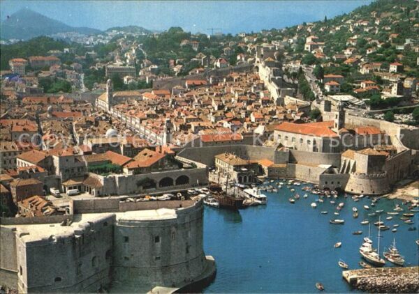 Dubrovnik Ragusa Fliegeraufnahme