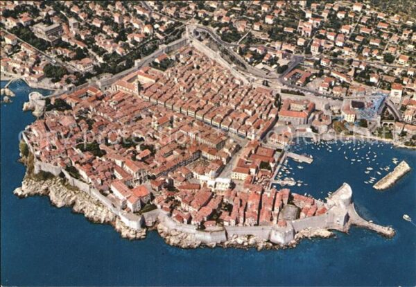 Dubrovnik Ragusa Fliegeraufnahme