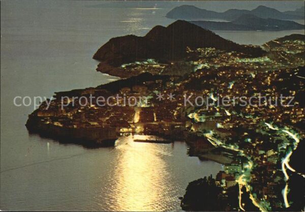 Dubrovnik Ragusa Blick von Zarkovicia