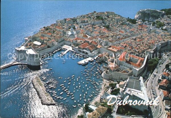 Dubrovnik Ragusa Fliegeraufnahme
