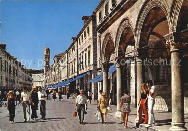 Dubrovnik Ragusa Fussgängerzone