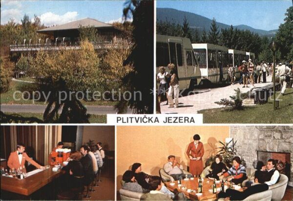 Plitvicka Jezera Feriendorf Busbahnhof Bar Kaminzimmer