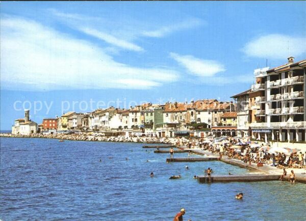 Piran Badestelle