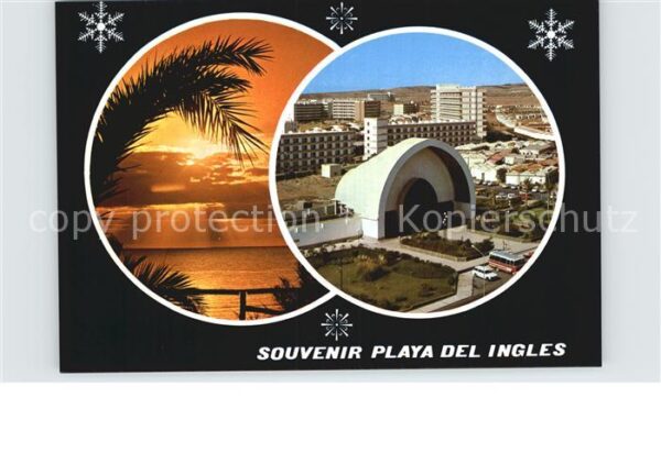 Playa del Ingles Sonnenuntergang Kirche