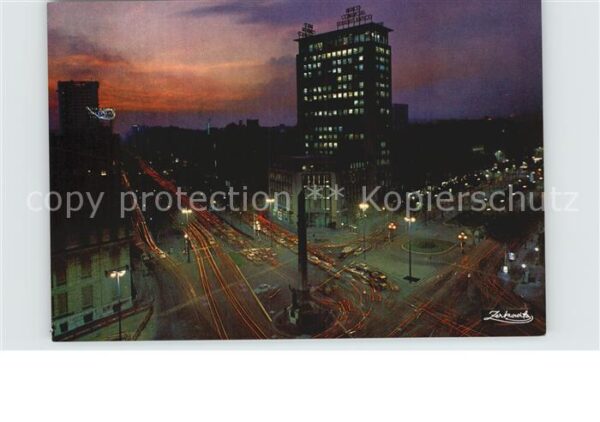 Barcelona Cataluna Generalisimo Strasse und Paseo de Garci