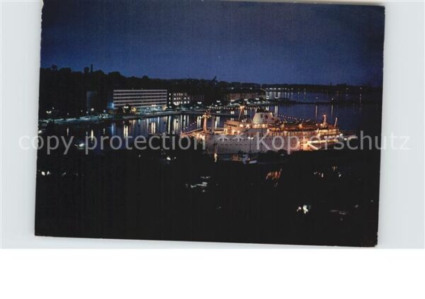 Pola Pula Croatia Teilansicht bei Nacht