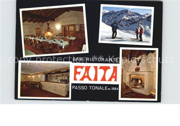 Passo Tonale Restairant Faita Gaststube Kaminzimmer