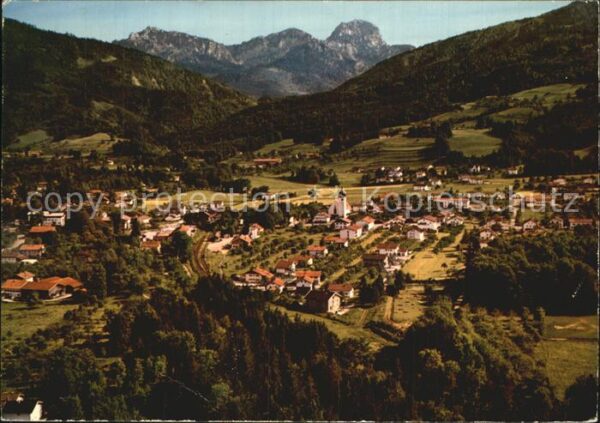 Feilnbach Bad Kurort mit Wendelstein Bayerische Alpen