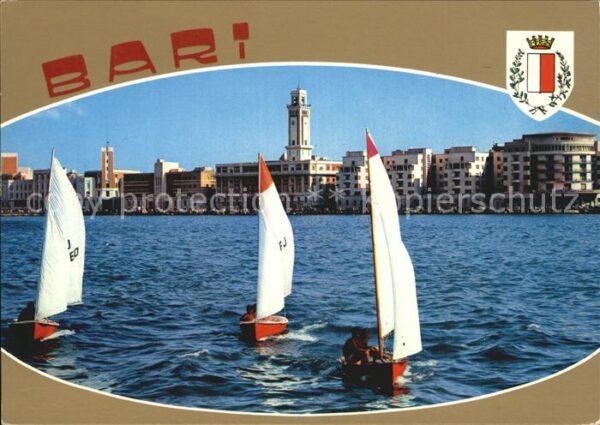 Bari Puglia Lungomare Strandpromenade Segeln