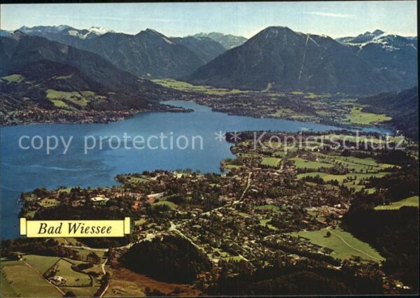 Bad Wiessee Tegernseetal mit Wallberg Mangfallgebir