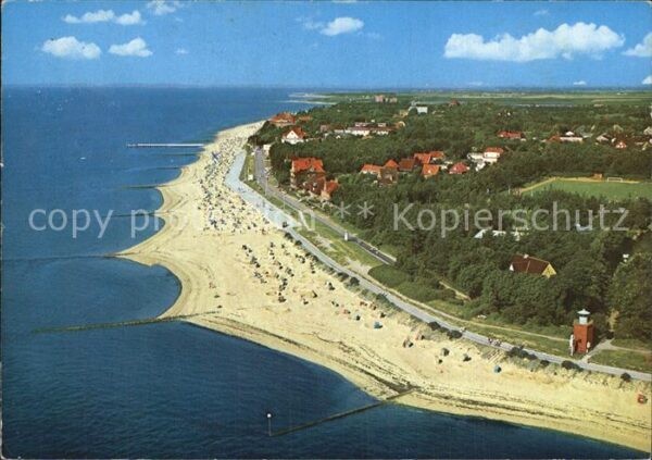 Wyk Foehr Südstrand mit Promenade Nordseeheilbad