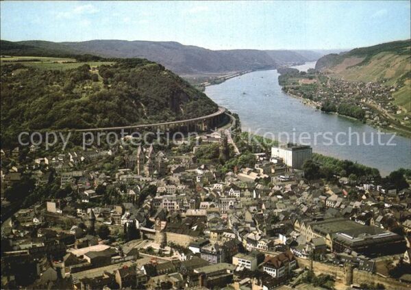 Andernach Panorama Rheintal Fliegeraufnahme