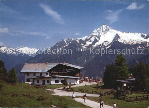 Mayrhofen Zillertal Alpengasthof Gschösswandhaus Zillertale