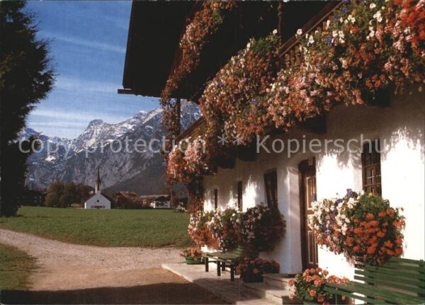 Pertisau Achensee Fischerhof am Achensee Blumenschmuck Al