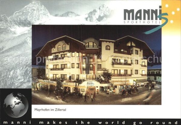Mayrhofen Zillertal Sporthotel Manni Zillertaler Alpen