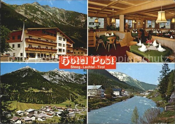 Steeg Tirol Hotel Post Restaurant Partie am Lech Al