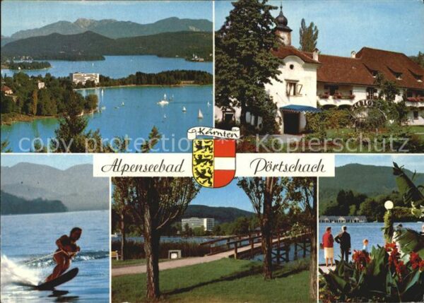Poertschach Woerthersee Kurort Schloss Leonstein Wassersport St