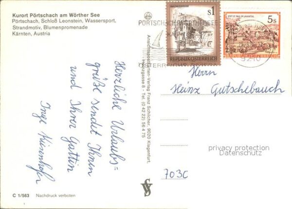 Poertschach Woerthersee Kurort Schloss Leonstein Wassersport St – Bild 2
