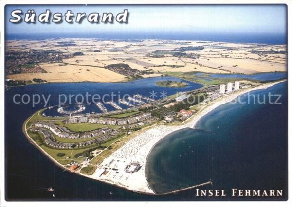 Insel Fehmarn Südstrand Fliegeraufnahme