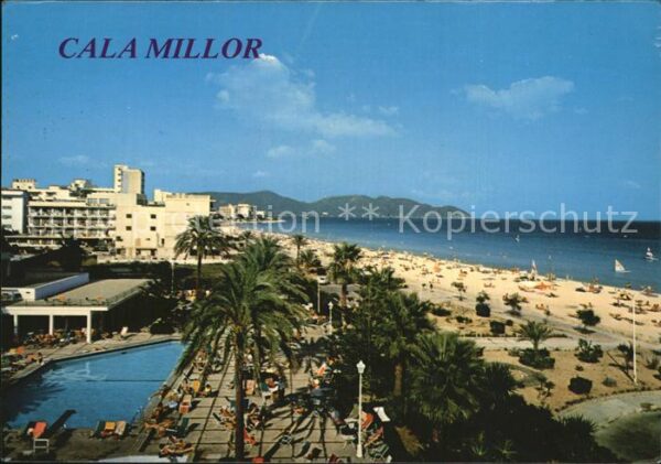 Cala Millor Mallorca Hotelanlage Swimming Pool Strand