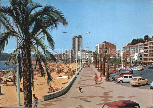 Lloret de Mar Paseo y playa Strandpromenade