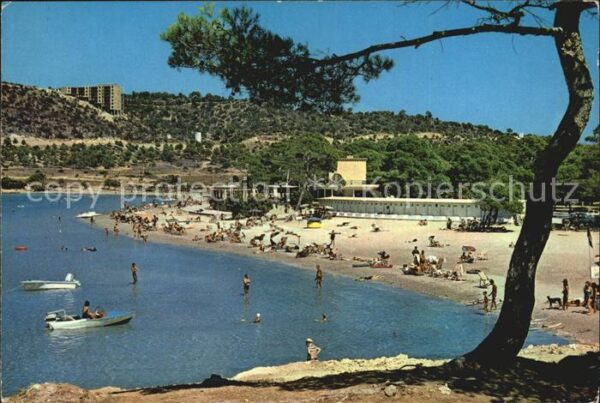 Santa Ponsa Mallorca Islas Baleares Vista parcial de la playa Strand