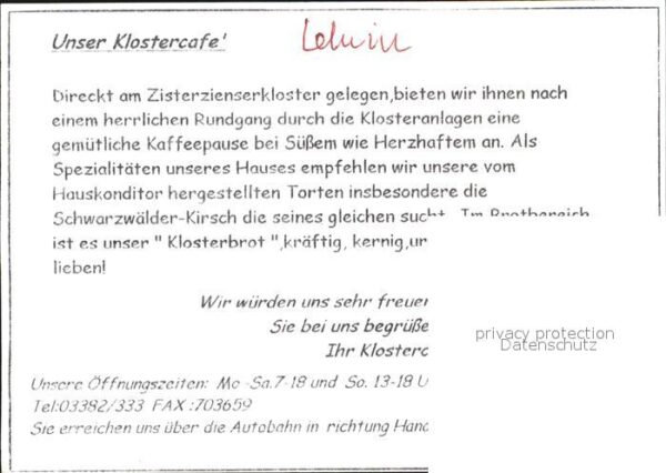 Lehnin Klostercafe am Zisterzienserkloster – Bild 2