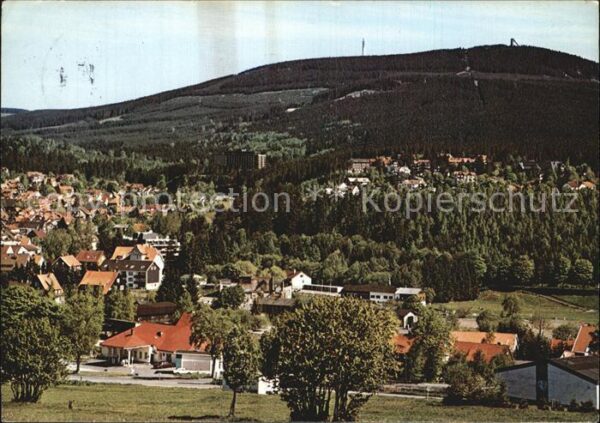 Braunlage Panorama Blick zum Wurmberg