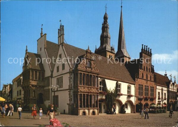 Lemgo Marktplatz Rathaus Ratsstube Alte Hanse