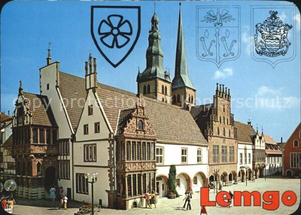 Lemgo Marktplatz Rathaus Ratsstube Erker Alte