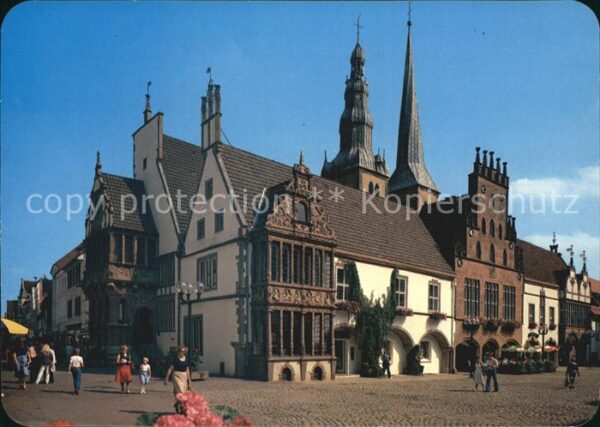 Lemgo Marktplatz Rathaus Ratsstube Kirche St