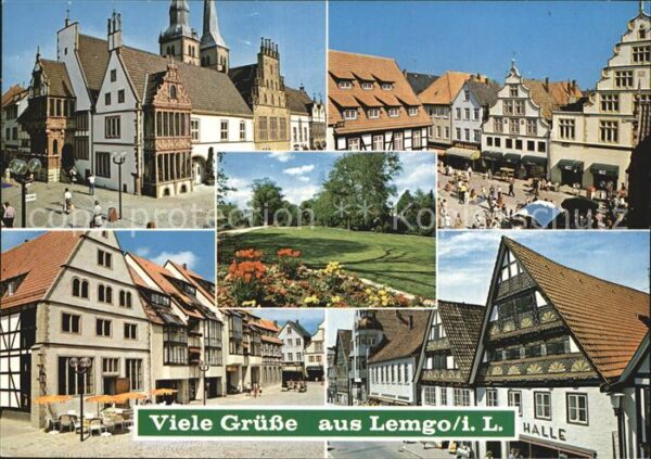 Lemgo Historisches Rathaus Marktplatz Wallanl