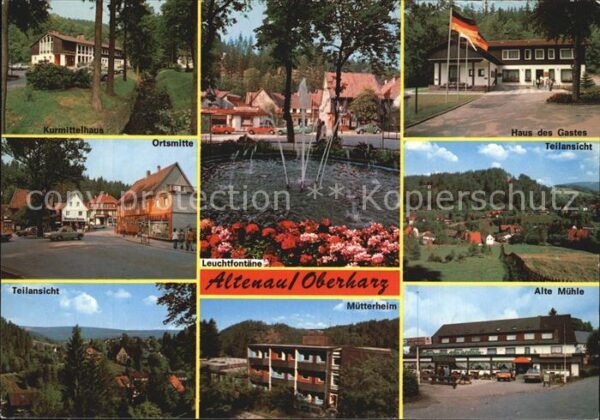 Altenau Harz Kurmittelhaus Leuchtfontäne Haus des Ga