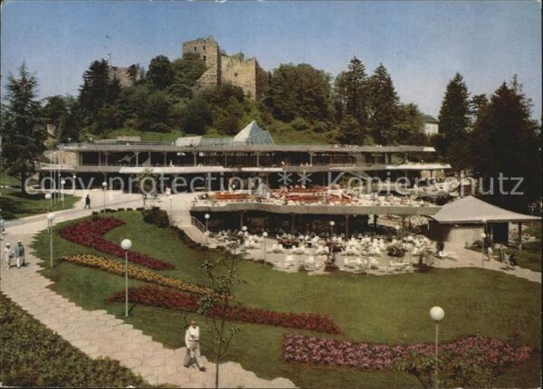 Badenweiler Kurhaus Park Promenade Burgruine Therma