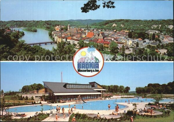 Wasserburg Inn Stadtbild mit Inn Sport und Freizeitzen