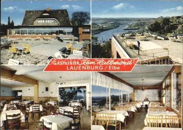 Lauenburg Elbe Gaststätte Zum Halbmond Hotel Restauran