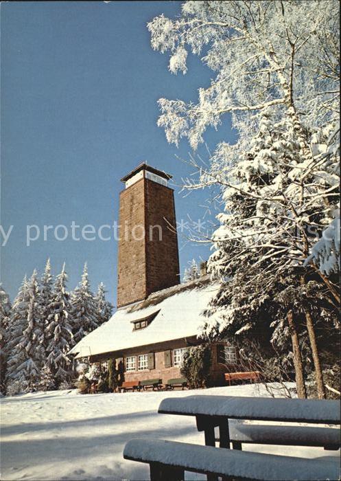 Fohrenbuehl Gedächtnishaus Winterpanorama Schwarzwa