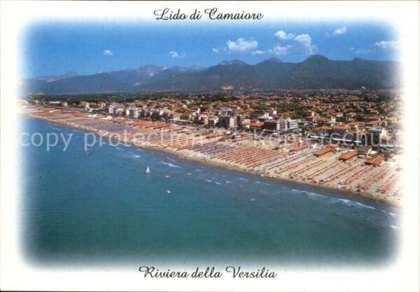 Lido di Camaiore Panorama dall aereo Riviera della Versi