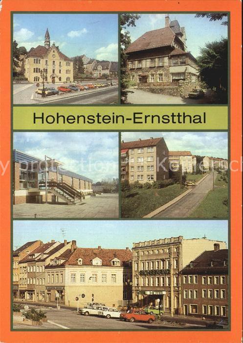 Hohenstein-Ernstthal Rathaus HO Gaststätte Berggasthaus Schw